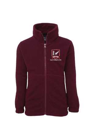 Zayed College Fleece Maroon